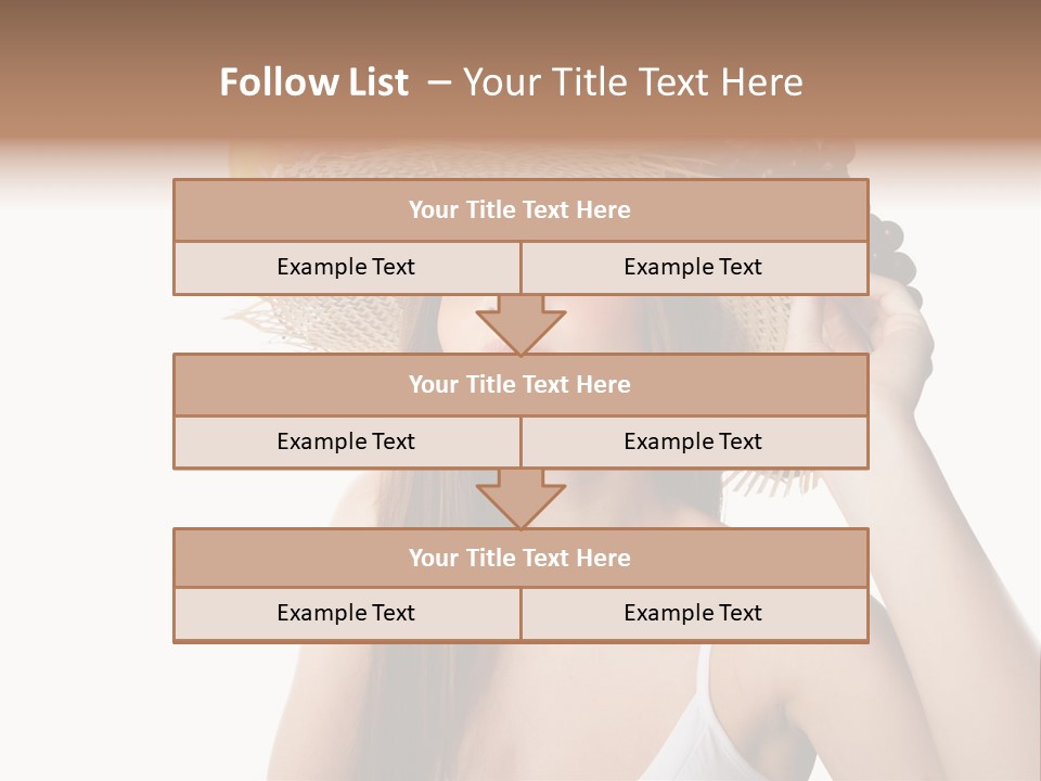 Portrait Girl Person PowerPoint Template