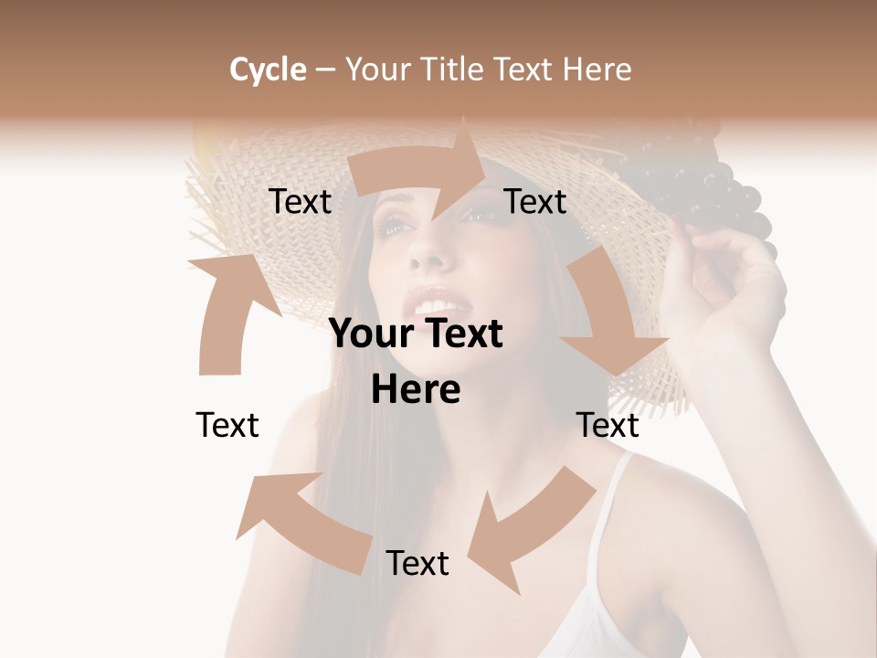 Portrait Girl Person PowerPoint Template