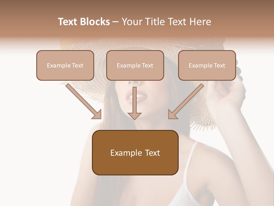 Portrait Girl Person PowerPoint Template