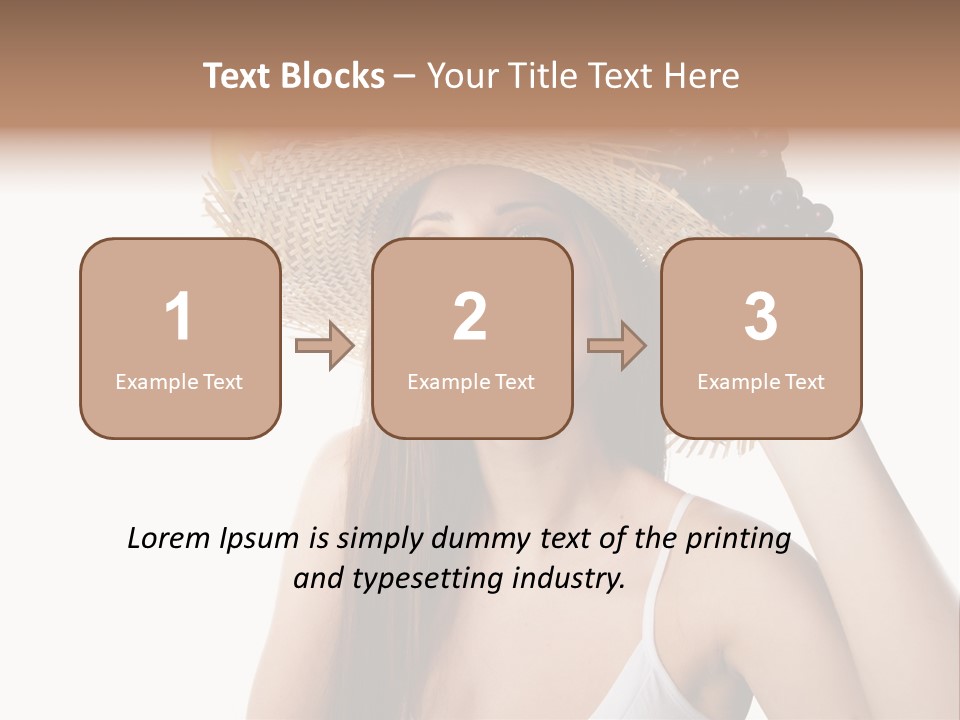 Portrait Girl Person PowerPoint Template