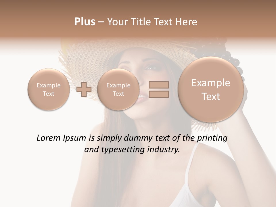 Portrait Girl Person PowerPoint Template