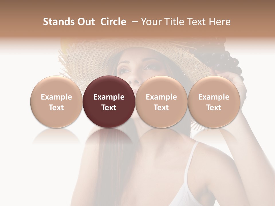 Portrait Girl Person PowerPoint Template