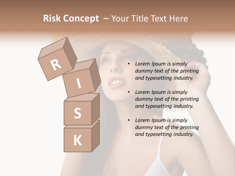 Portrait Girl Person PowerPoint Template