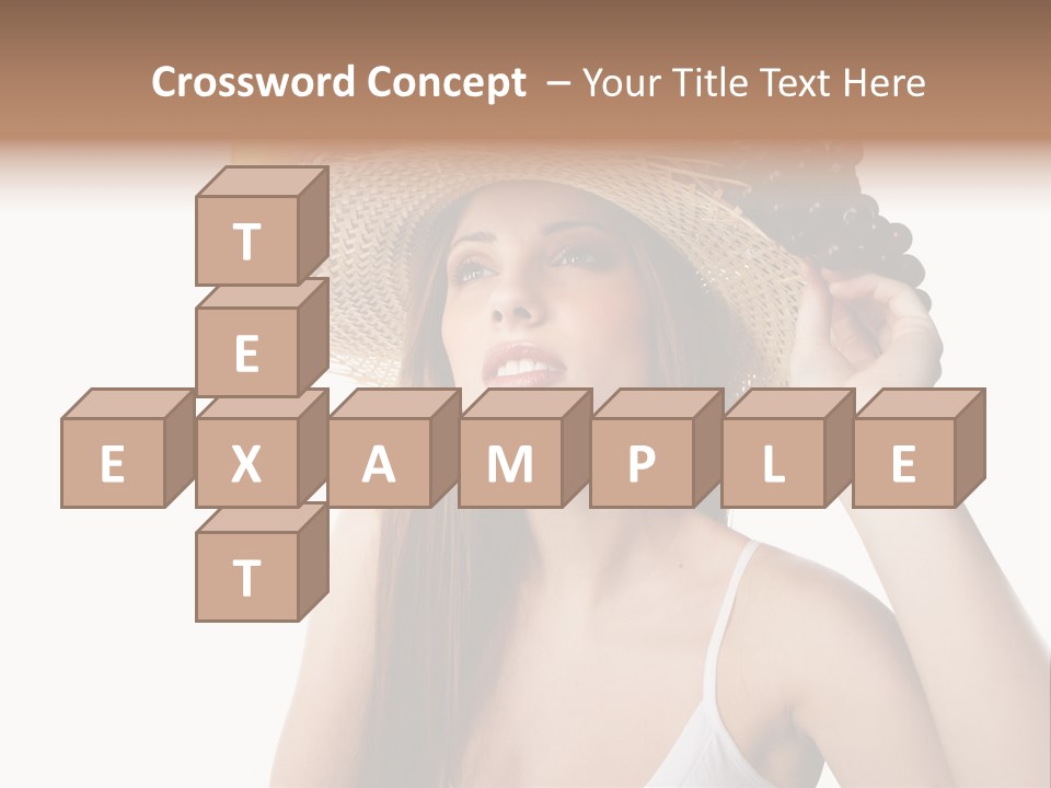 Portrait Girl Person PowerPoint Template