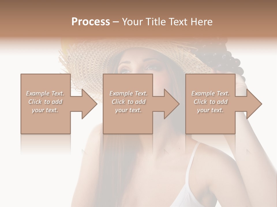 Portrait Girl Person PowerPoint Template