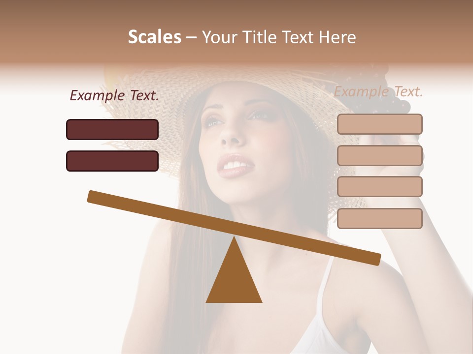 Portrait Girl Person PowerPoint Template