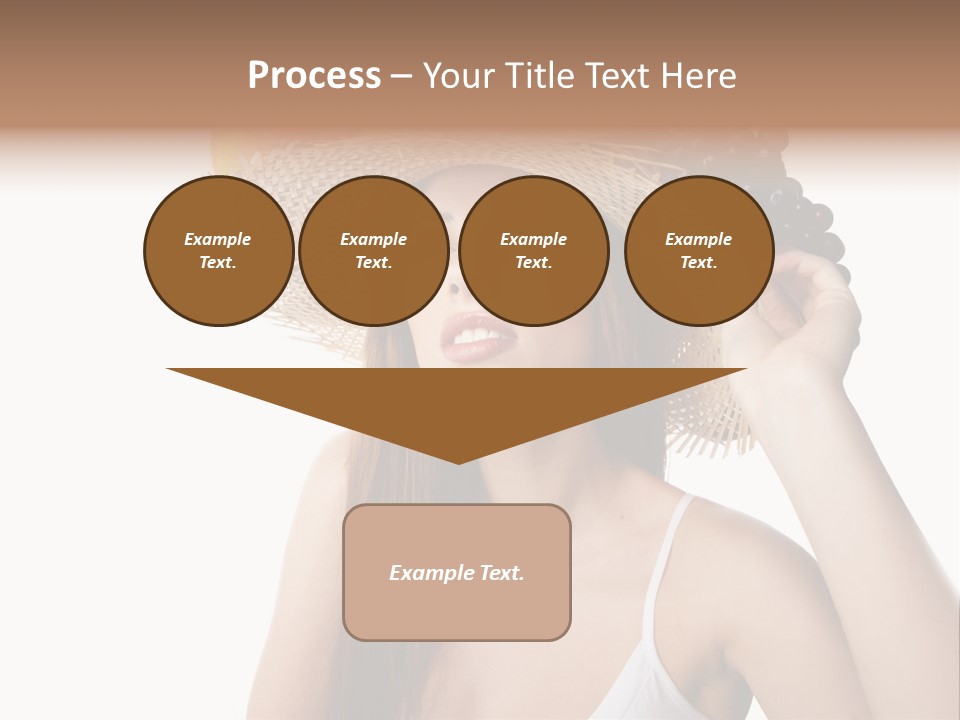 Portrait Girl Person PowerPoint Template