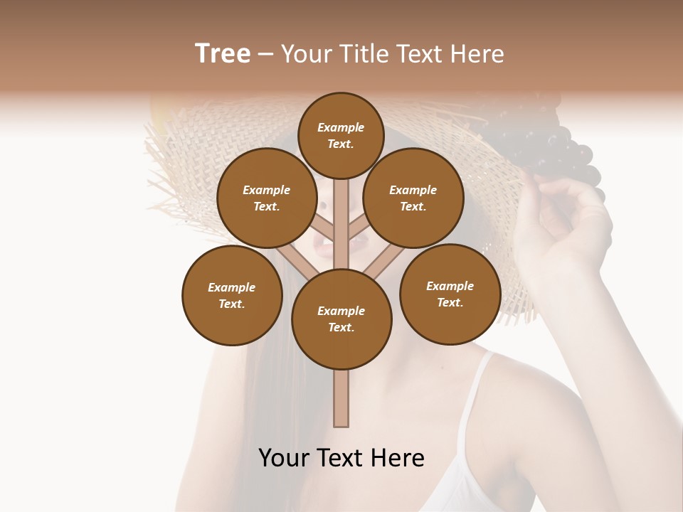 Portrait Girl Person PowerPoint Template