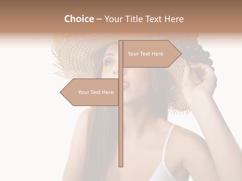 Portrait Girl Person PowerPoint Template