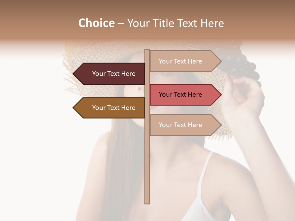 Portrait Girl Person PowerPoint Template