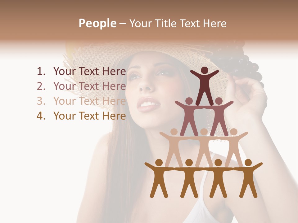 Portrait Girl Person PowerPoint Template
