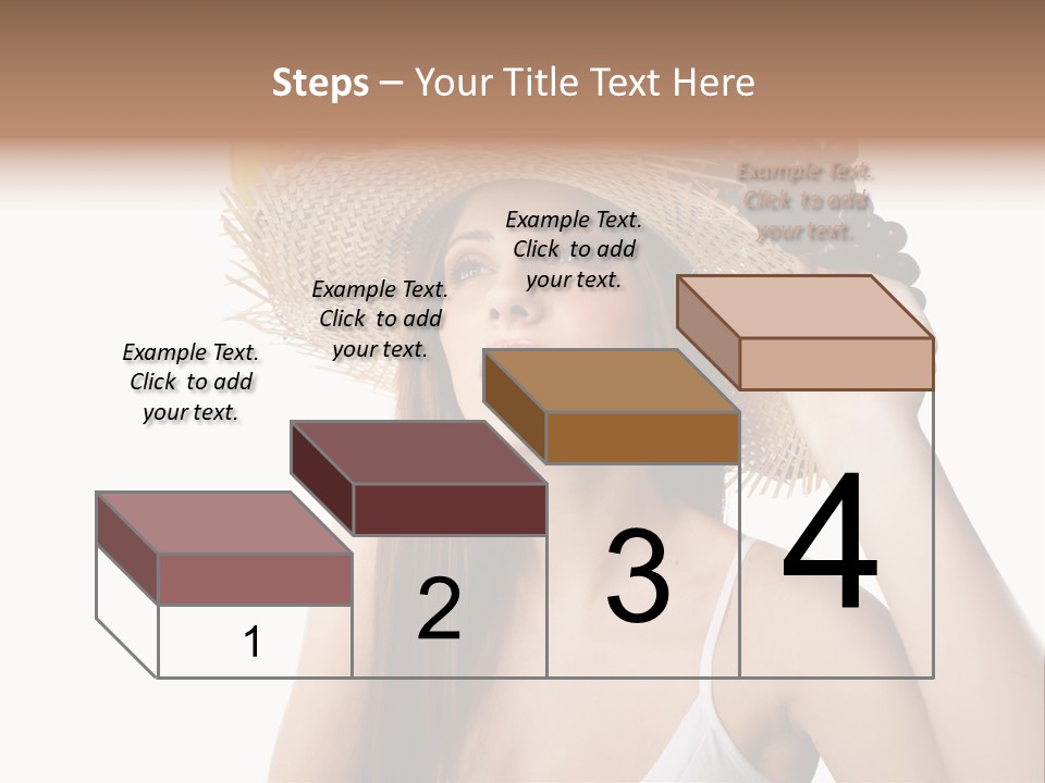 Portrait Girl Person PowerPoint Template