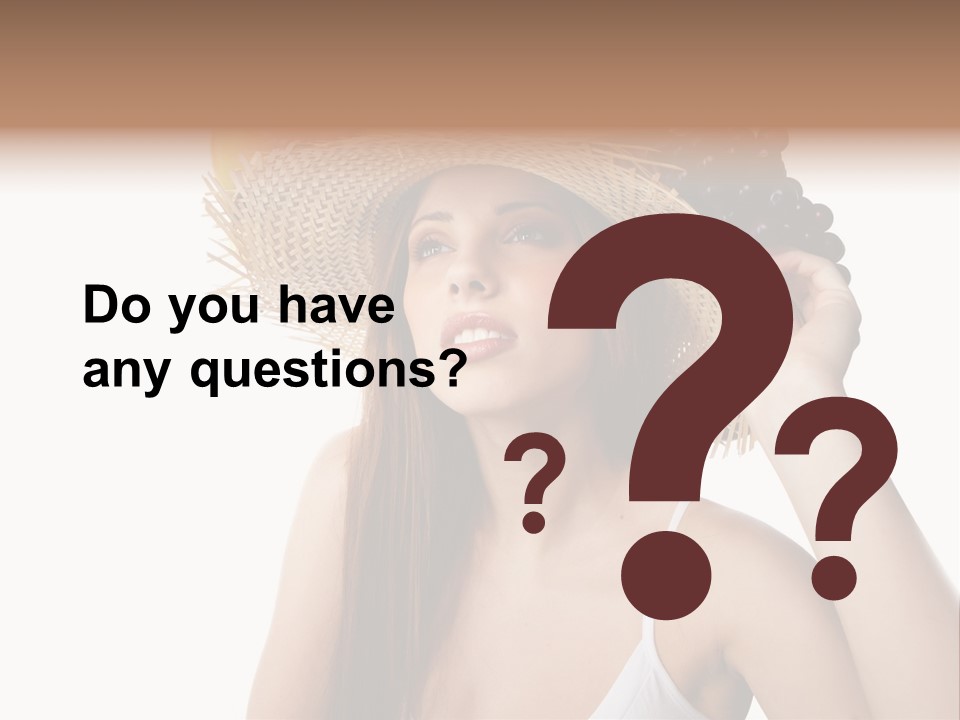 Portrait Girl Person PowerPoint Template