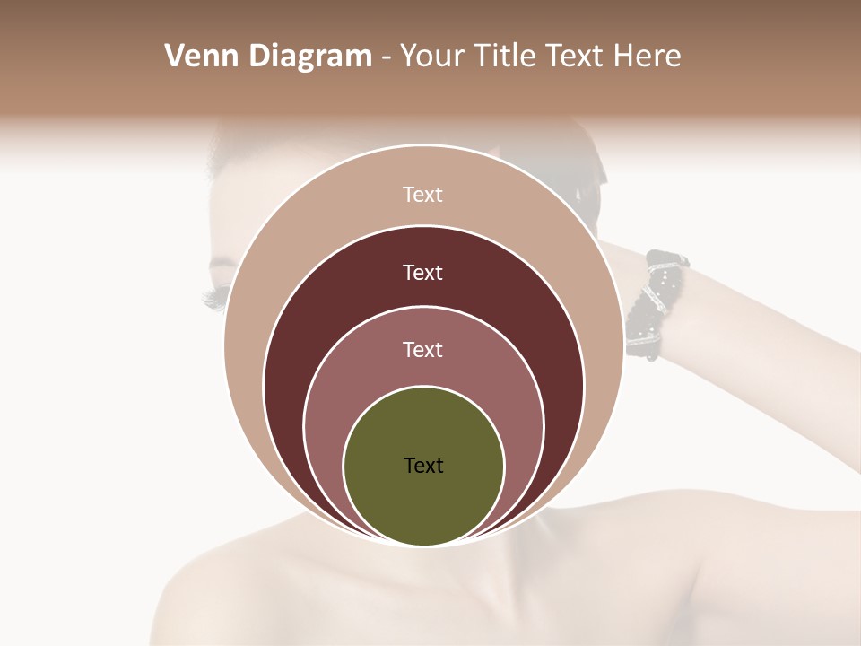 Hand Close Up Brunette PowerPoint Template