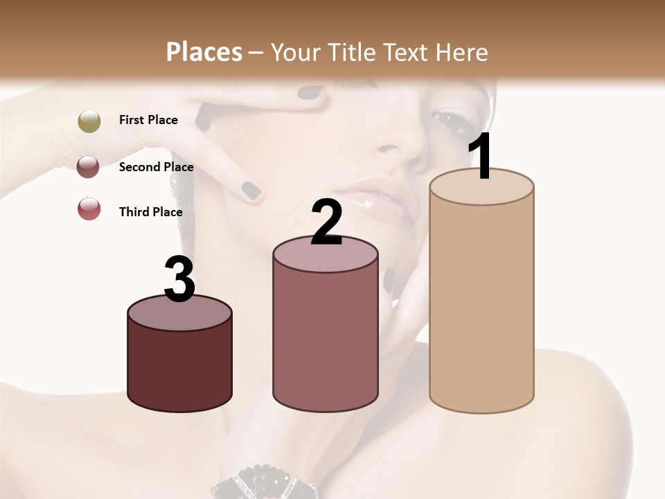 Female Manicure Elegant PowerPoint Template