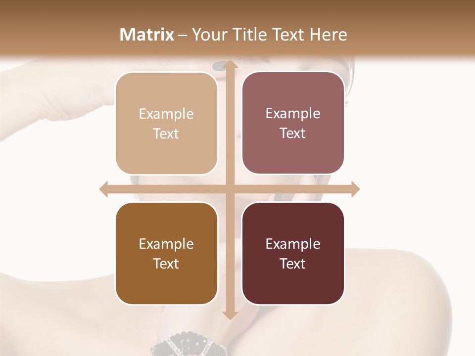 Female Manicure Elegant PowerPoint Template