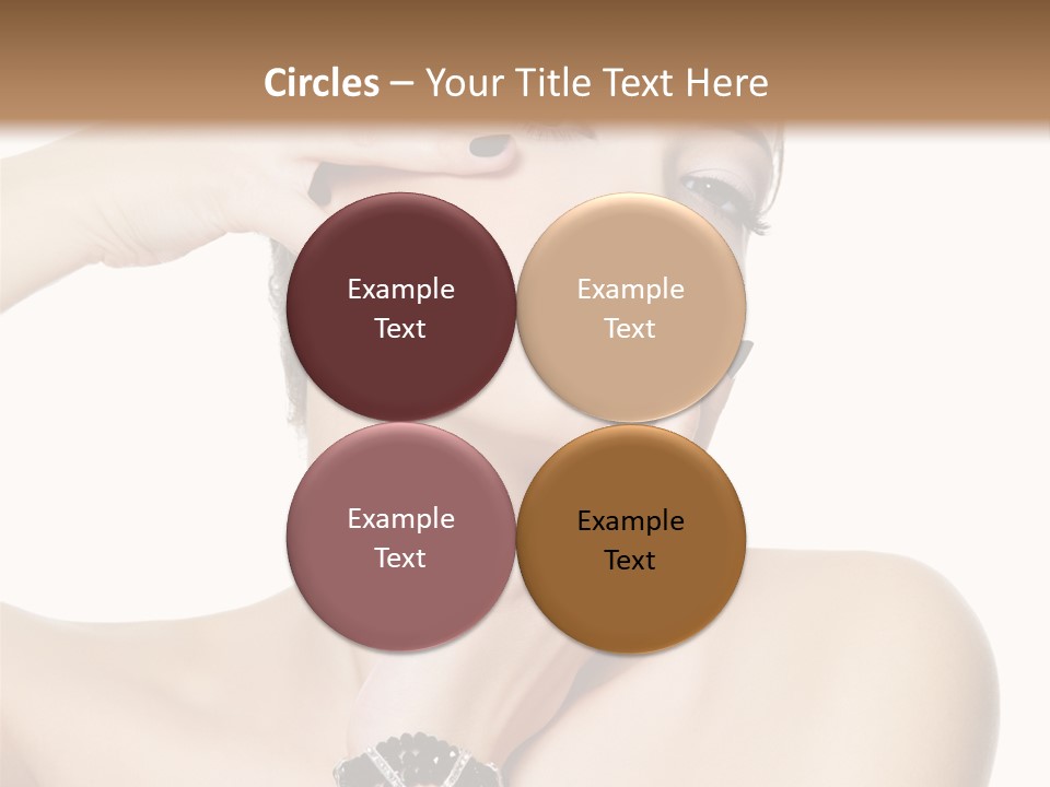 Female Manicure Elegant PowerPoint Template