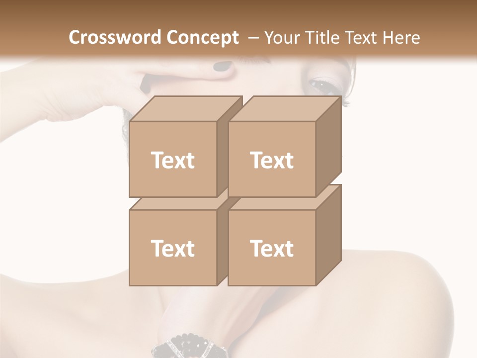 Female Manicure Elegant PowerPoint Template