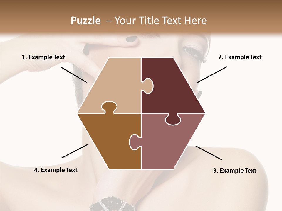 Female Manicure Elegant PowerPoint Template