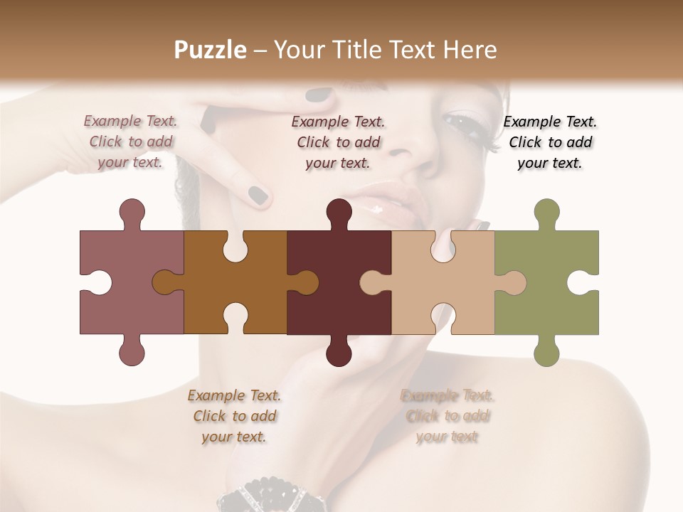 Female Manicure Elegant PowerPoint Template