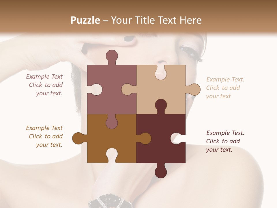 Female Manicure Elegant PowerPoint Template