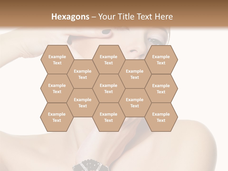 Female Manicure Elegant PowerPoint Template