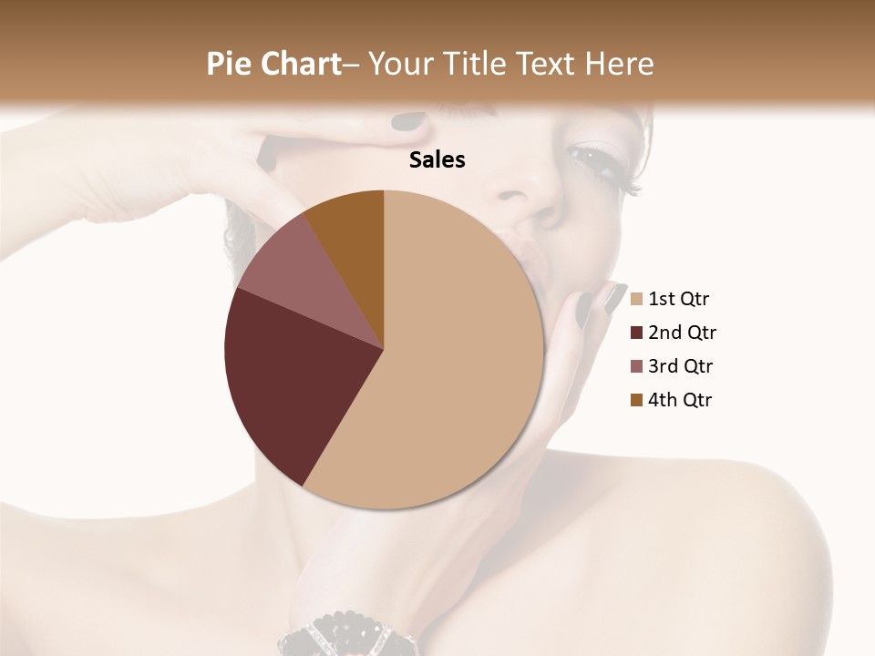 Female Manicure Elegant PowerPoint Template