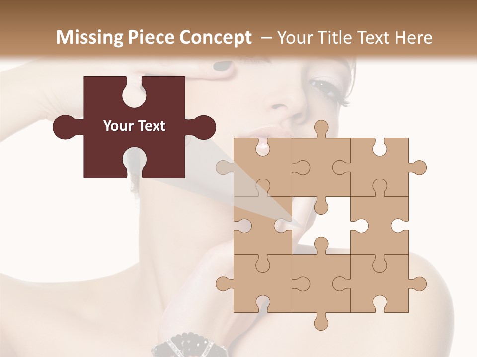 Female Manicure Elegant PowerPoint Template