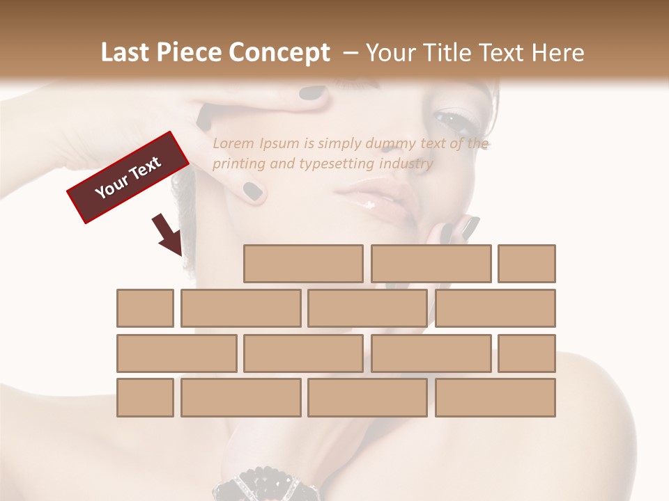 Female Manicure Elegant PowerPoint Template