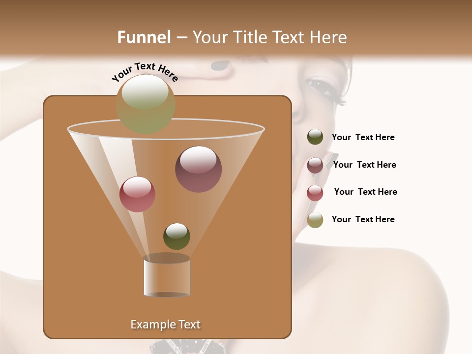 Female Manicure Elegant PowerPoint Template