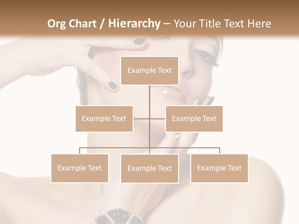 Female Manicure Elegant PowerPoint Template