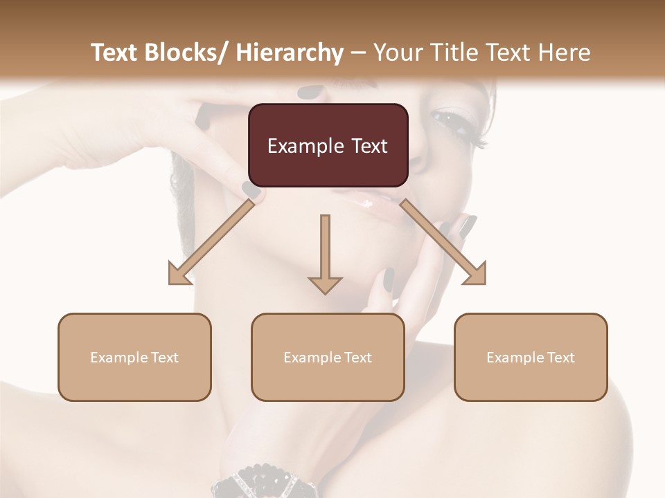 Female Manicure Elegant PowerPoint Template