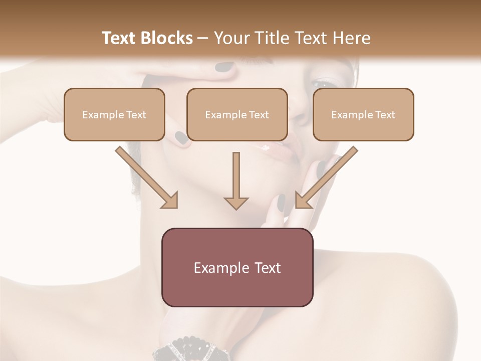 Female Manicure Elegant PowerPoint Template