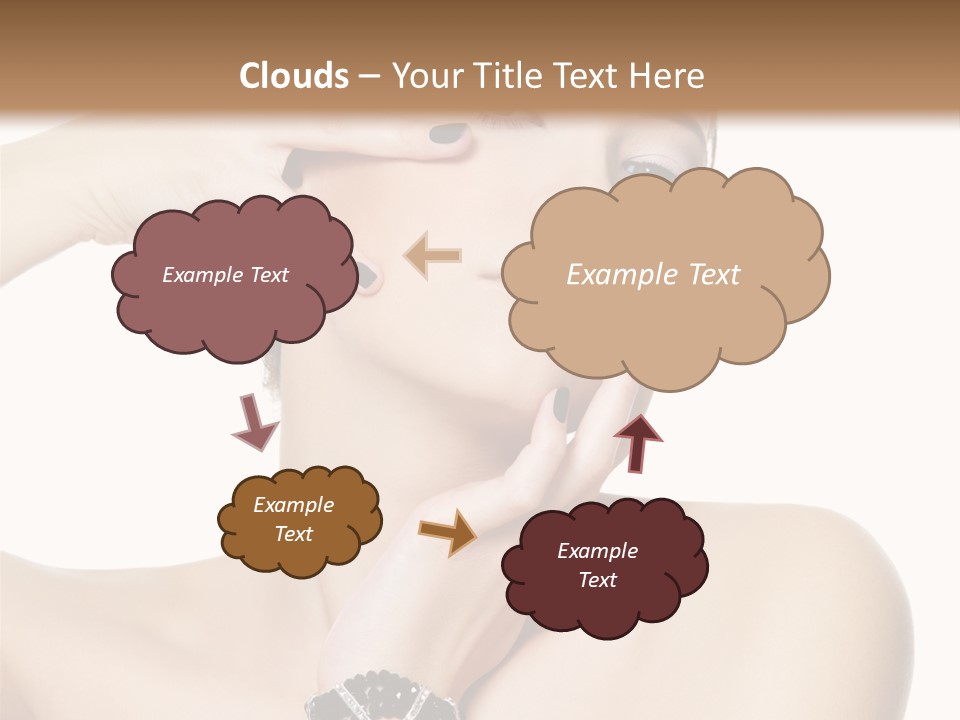 Female Manicure Elegant PowerPoint Template