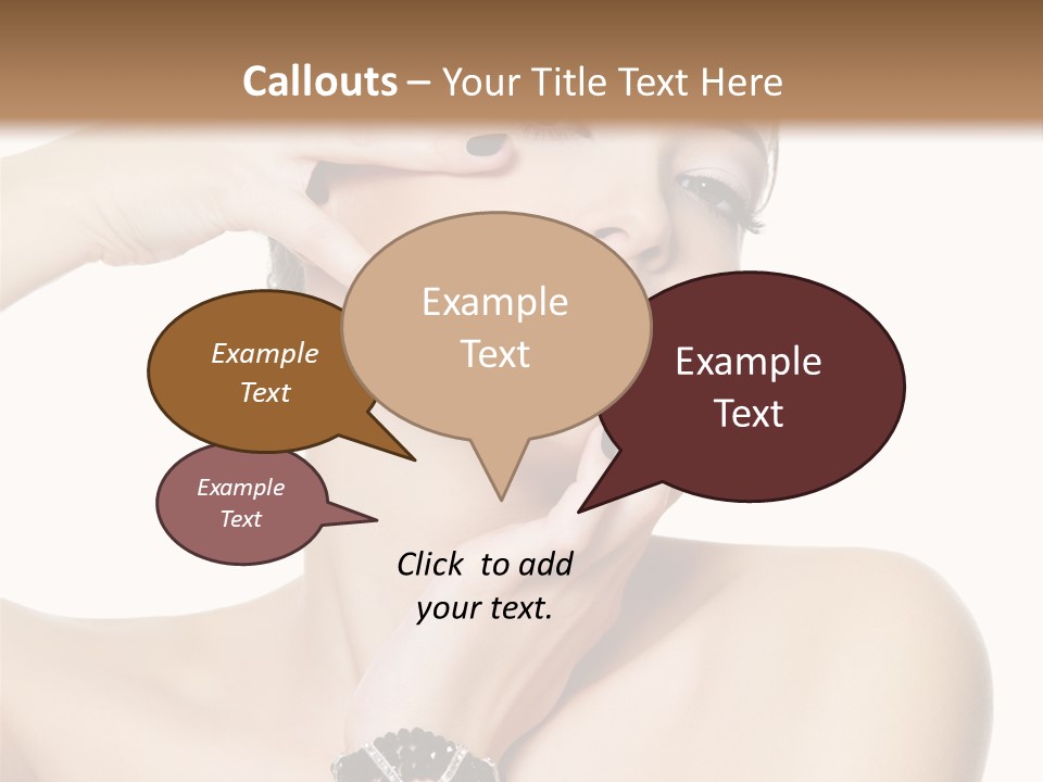 Female Manicure Elegant PowerPoint Template