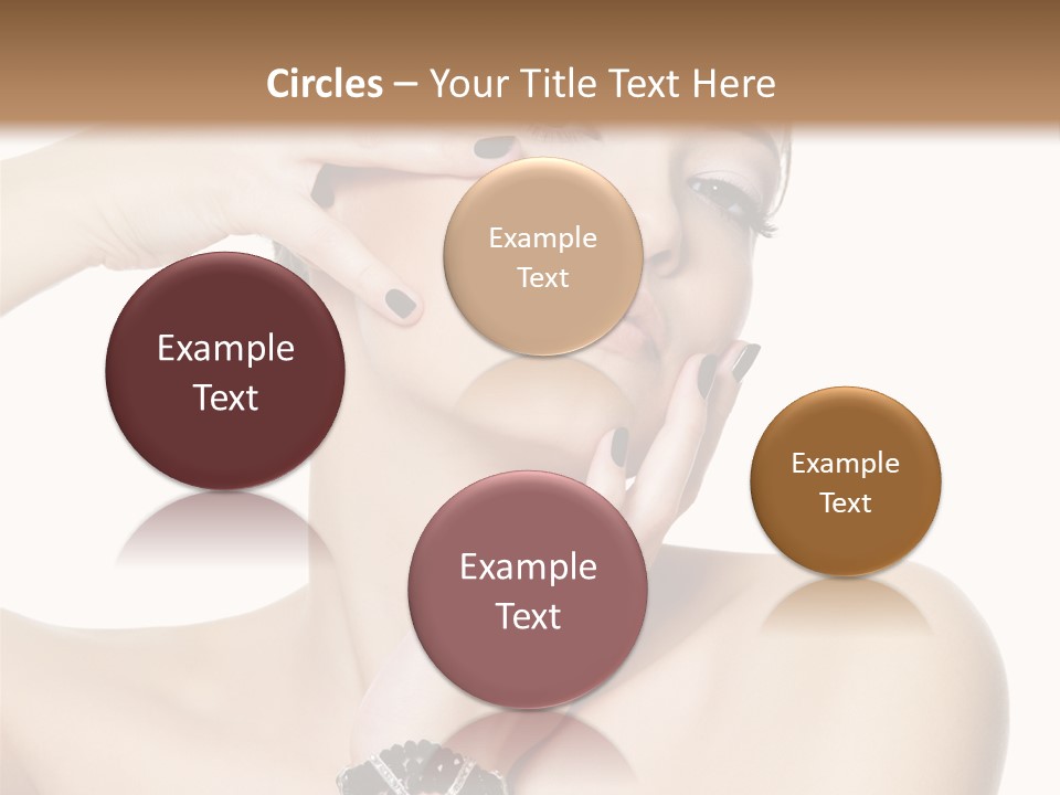 Female Manicure Elegant PowerPoint Template