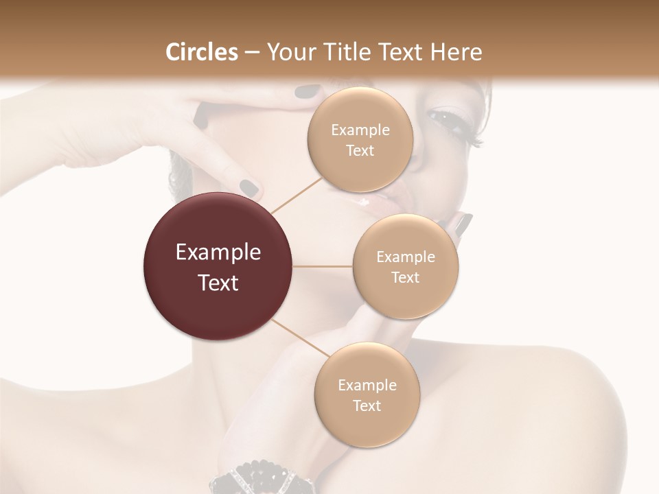 Female Manicure Elegant PowerPoint Template