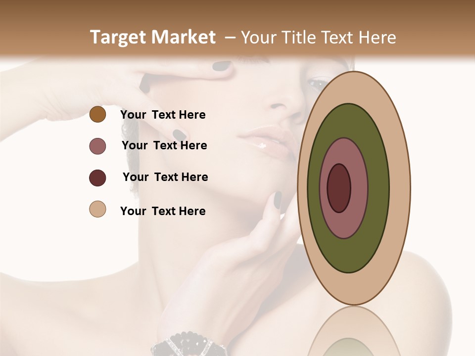 Female Manicure Elegant PowerPoint Template