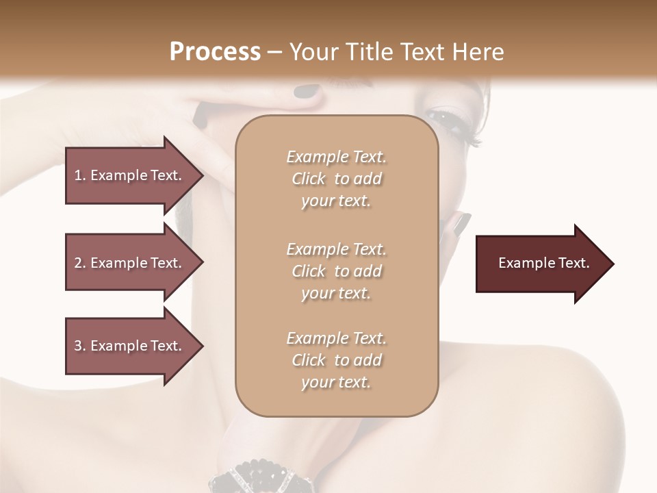 Female Manicure Elegant PowerPoint Template