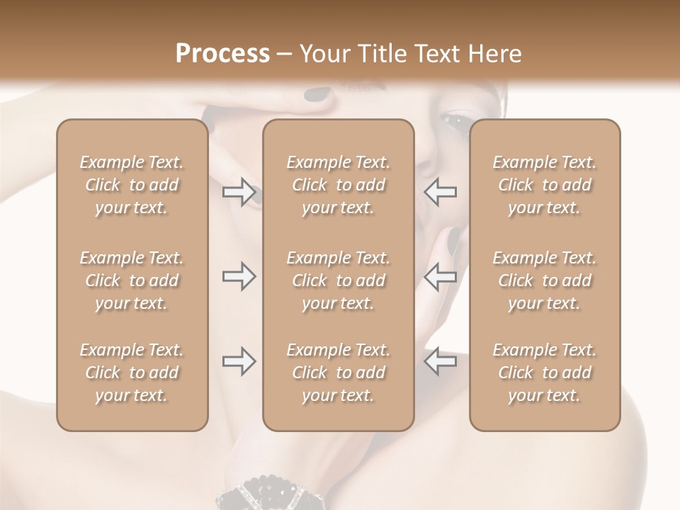 Female Manicure Elegant PowerPoint Template