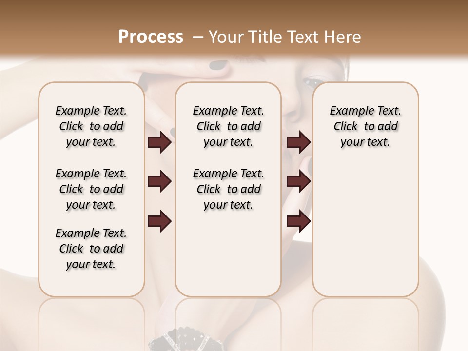 Female Manicure Elegant PowerPoint Template