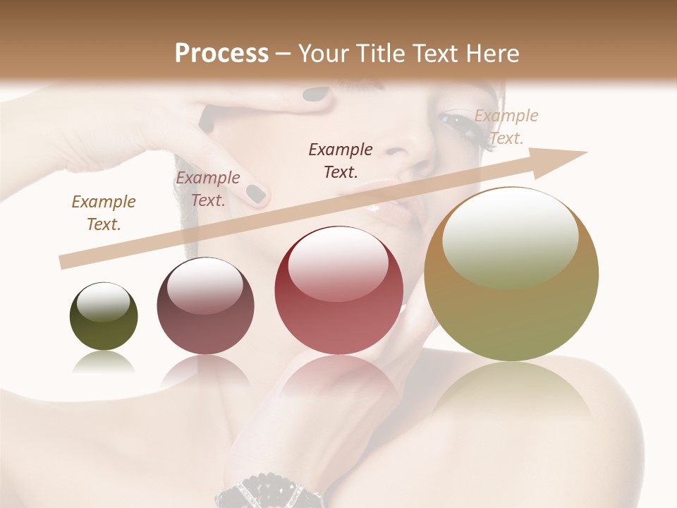 Female Manicure Elegant PowerPoint Template