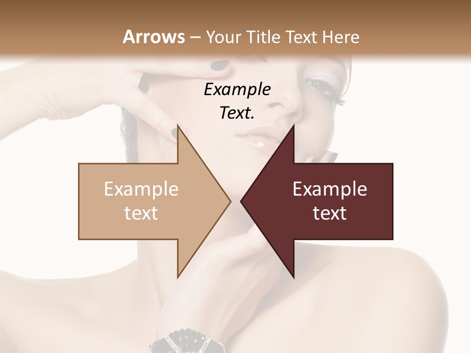 Female Manicure Elegant PowerPoint Template