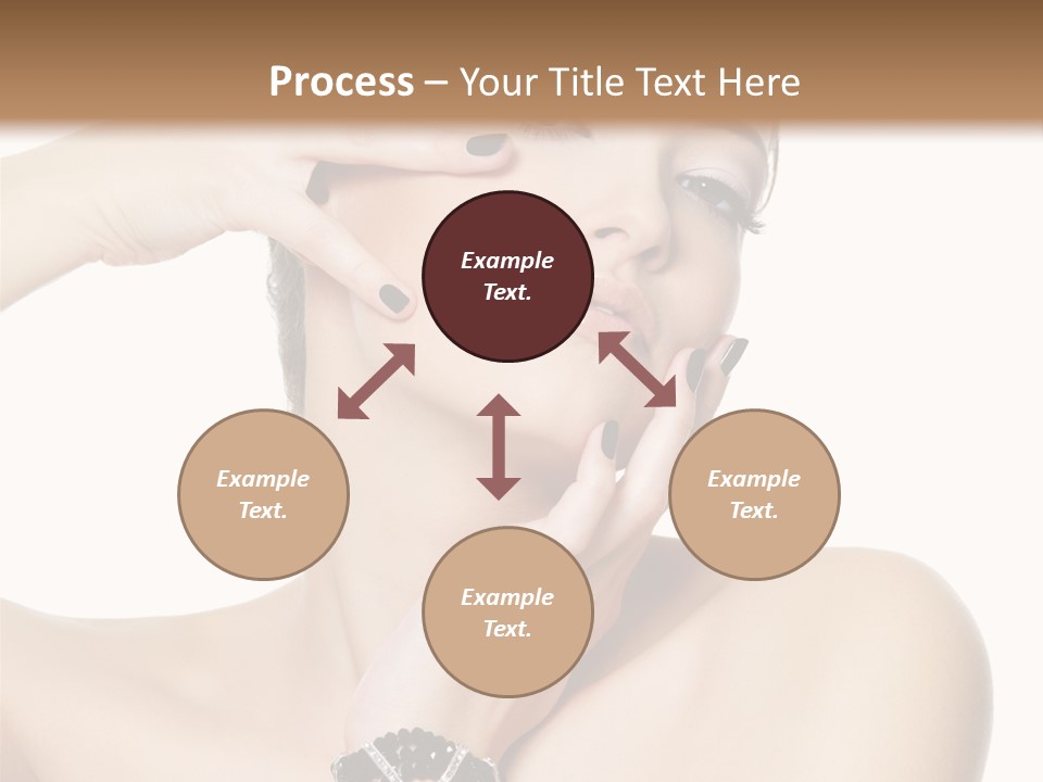 Female Manicure Elegant PowerPoint Template