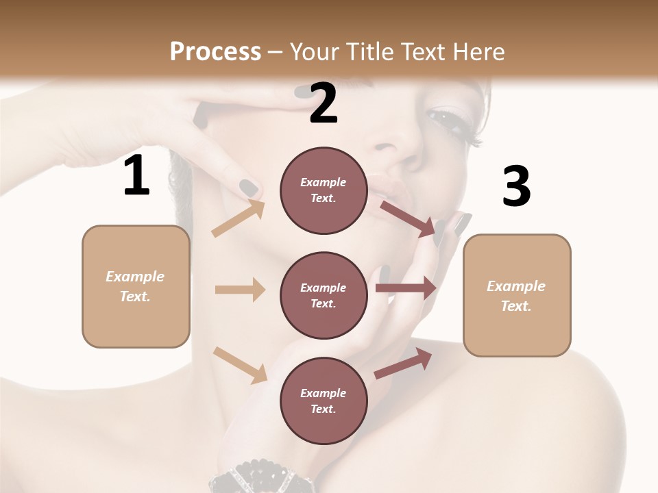 Female Manicure Elegant PowerPoint Template