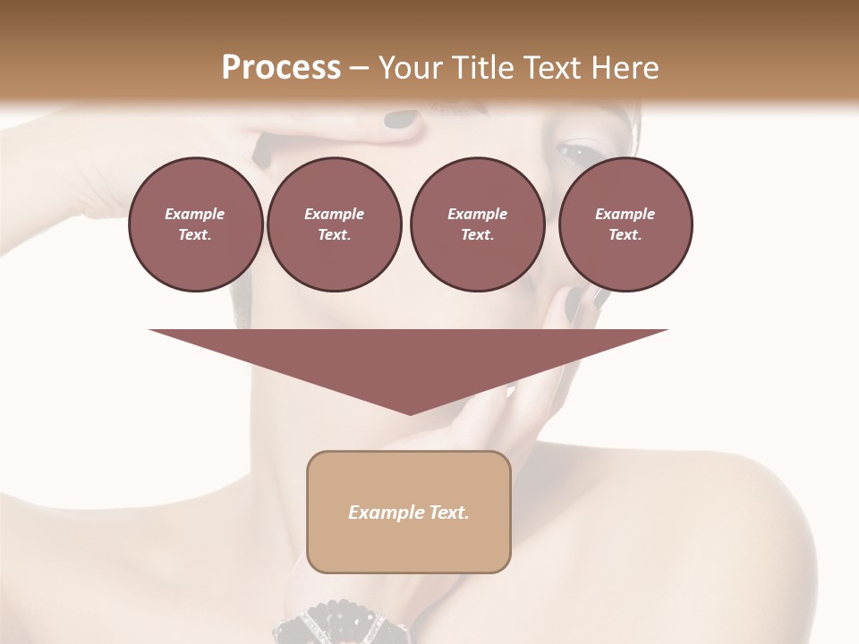 Female Manicure Elegant PowerPoint Template