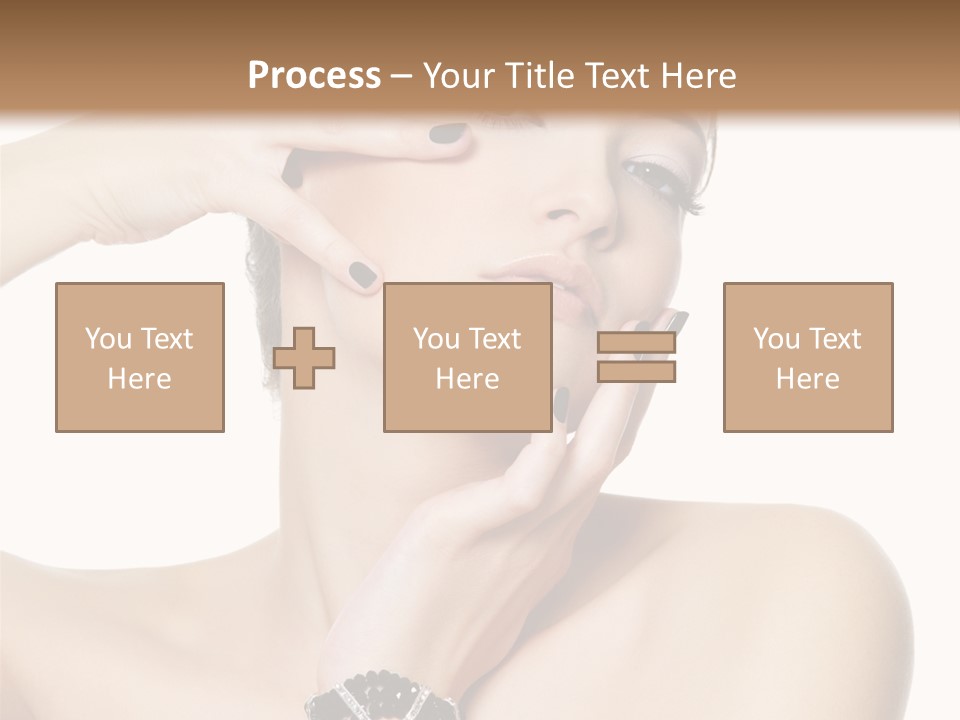 Female Manicure Elegant PowerPoint Template