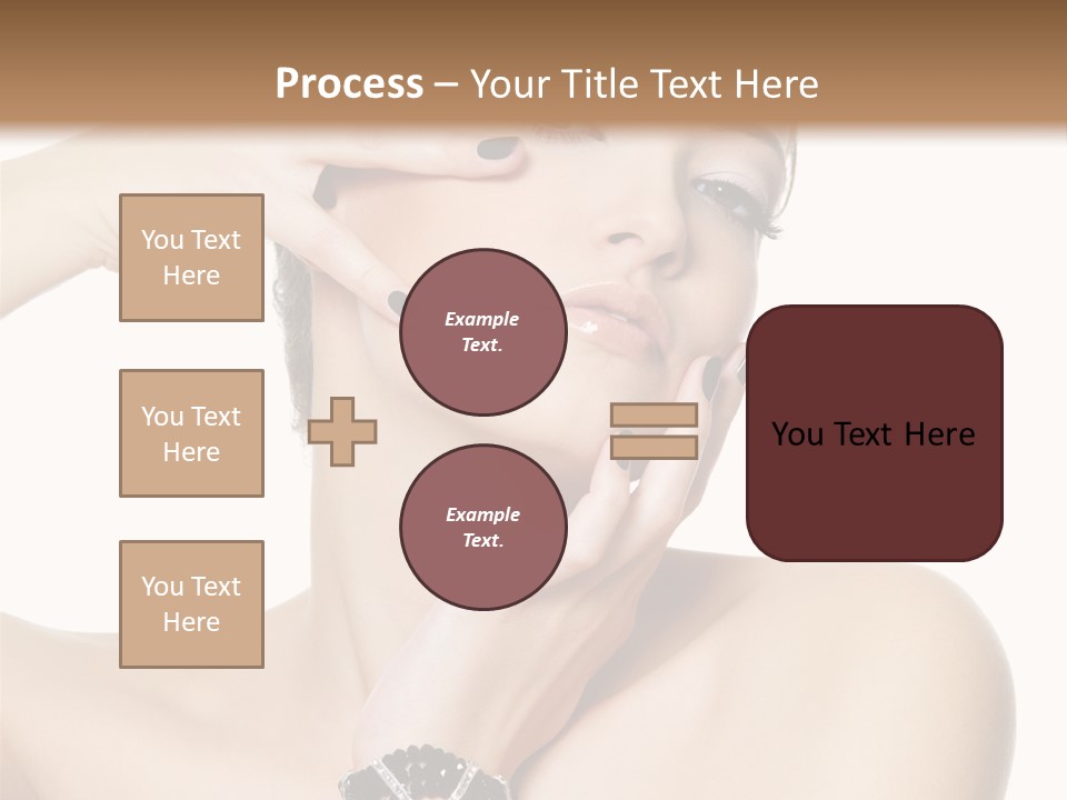 Female Manicure Elegant PowerPoint Template