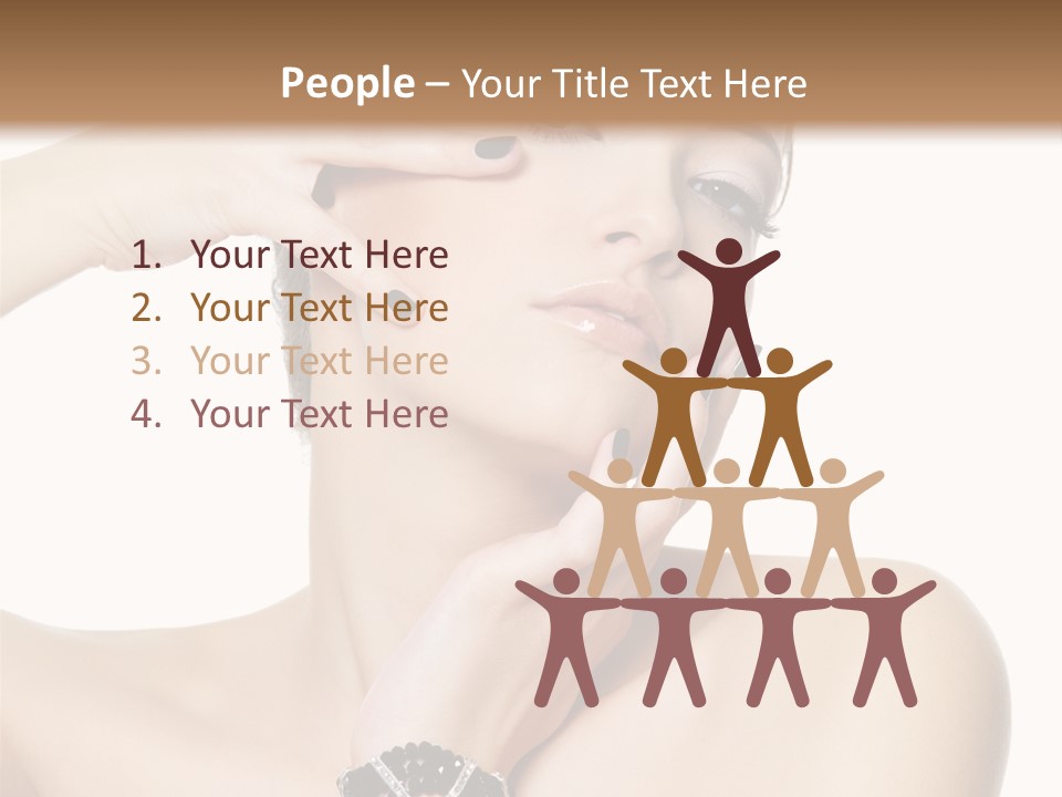 Female Manicure Elegant PowerPoint Template