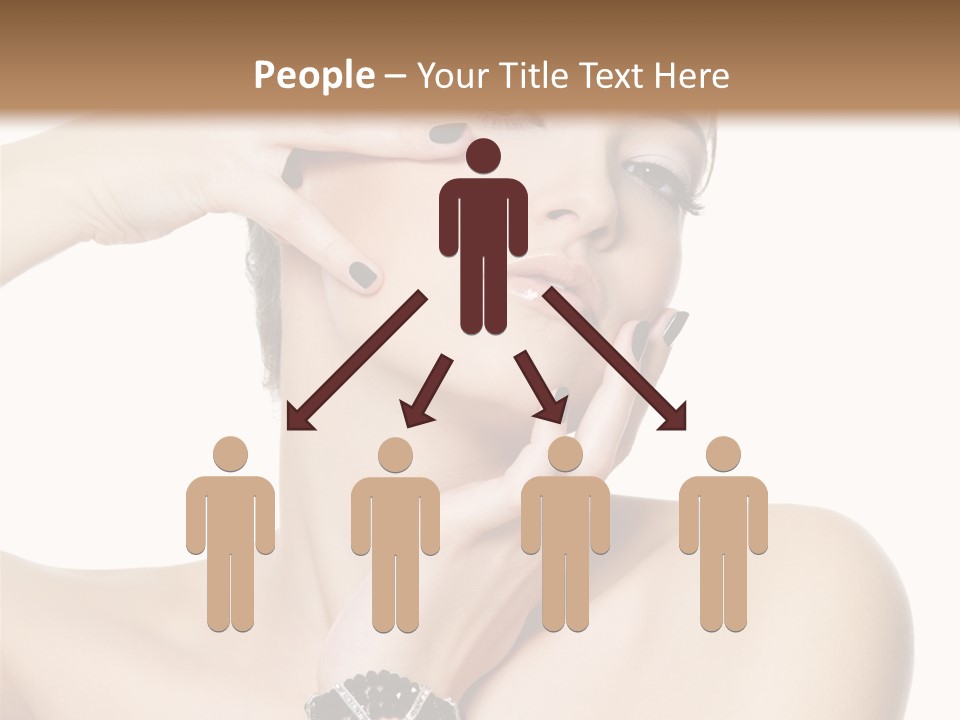 Female Manicure Elegant PowerPoint Template